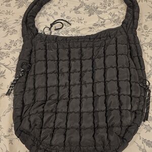 Quilted Black Shoulder Bag